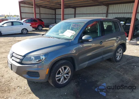 2014 Volkswagen Tiguan S z USA, uszkodzony, nr VIN WVGAV3AX3EW602393